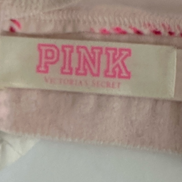 Victoria Secret sz 34C bra candy cane hearts soft pink wit red hearts - Picture 8 of 10